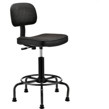 Task stools best sale adjustable height